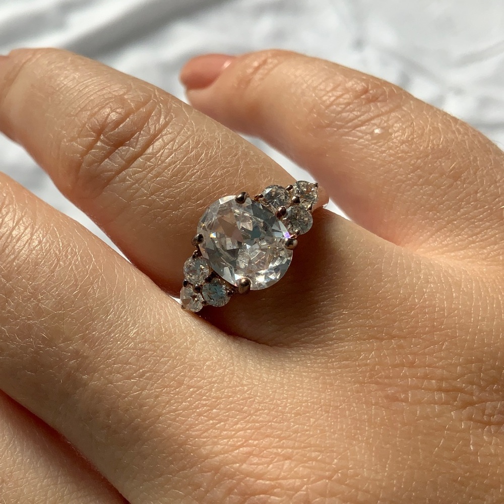 Solid Silver 925 UK made size 6.5